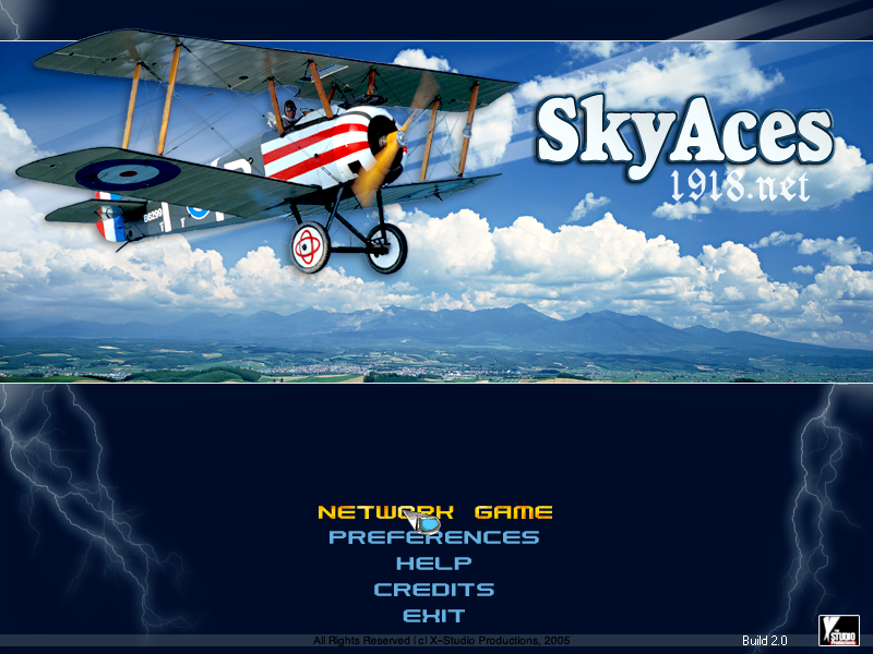 Sky Aces (Windows) screenshot: Network game.