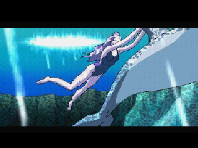 Virus (SEGA Saturn) screenshot: ...and virtual diving with dolphins.