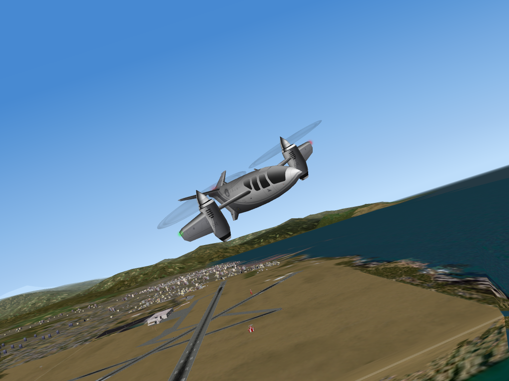 X-Plane 6 (Windows) screenshot: Tebor Vala