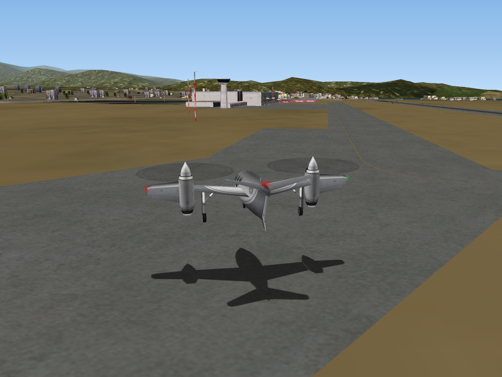 X-Plane 6 (Windows) screenshot: Tebor Vala
