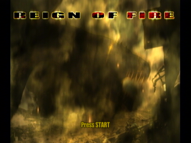 Reign of Fire (GameCube) screenshot: Title screen