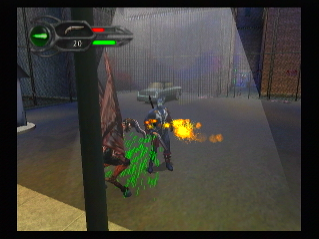 Spawn: Armageddon (GameCube) screenshot: A fire demon