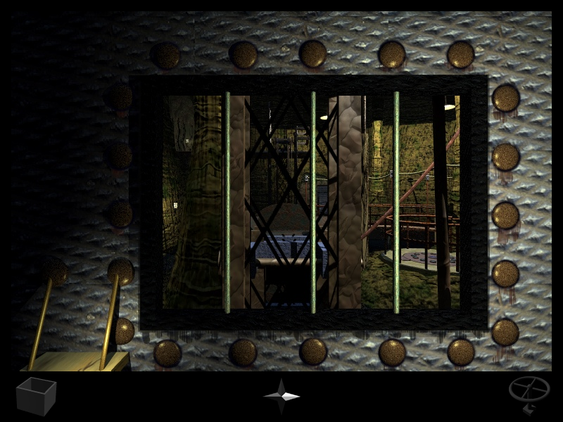 Rhem 2: The Cave (Windows) screenshot: Looking out the front of the train.