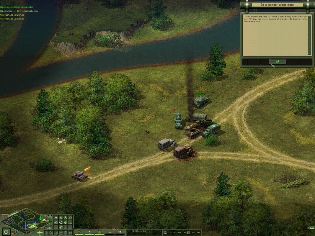 Cuban Missile Crisis: The Aftermath (Windows) screenshot: Am I supposed to be able to read that?!