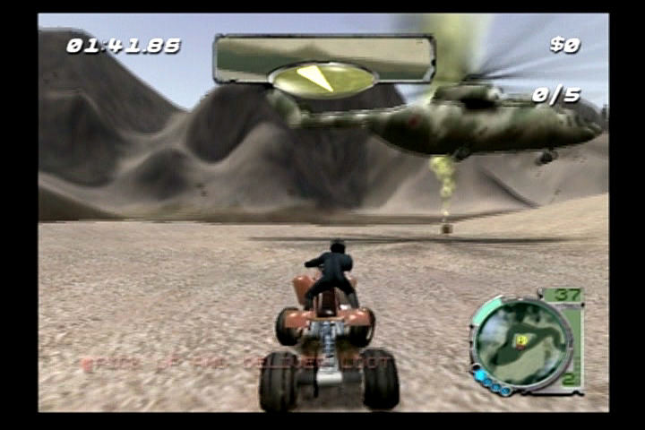 Smuggler's Run 2: Hostile Territory (PlayStation 2) screenshot: Pick up the contraband!