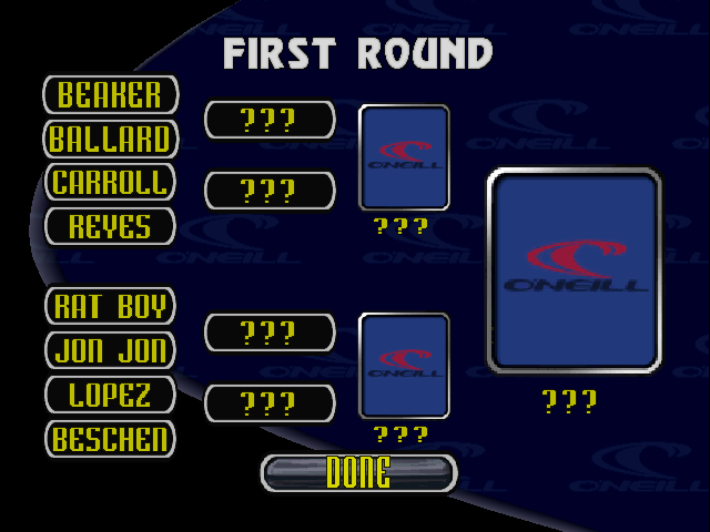 Championship Surfer (PlayStation) screenshot: Championship