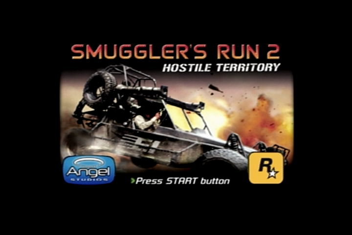 Smuggler's Run 2: Hostile Territory (PlayStation 2) screenshot: Title screen