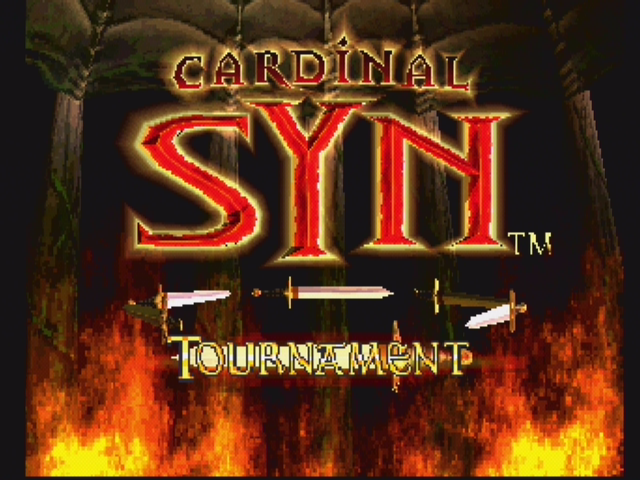 Cardinal Syn (PlayStation) screenshot: Main menu