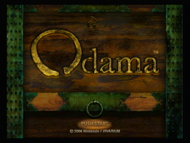 Odama (GameCube) screenshot: Title screen