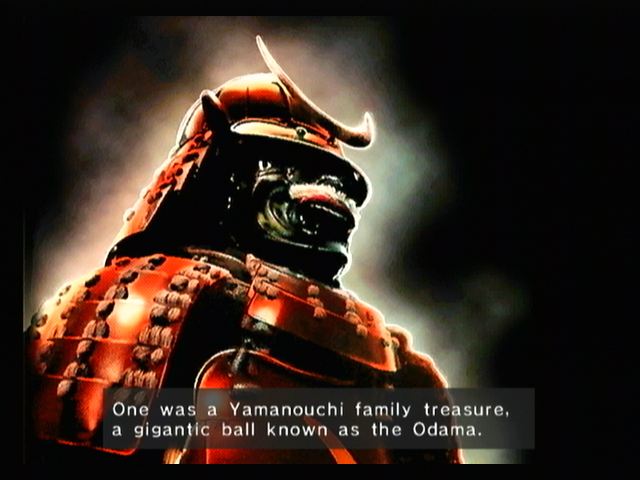 Odama (GameCube) screenshot: The mighty Odama