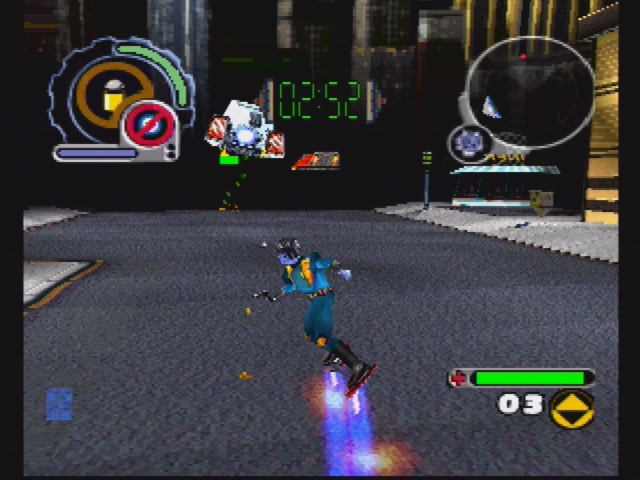 ReBoot (PlayStation) screenshot: Attacking an enemy.