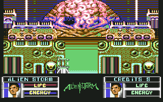 Alien Storm (Commodore 64) screenshot: The Brain