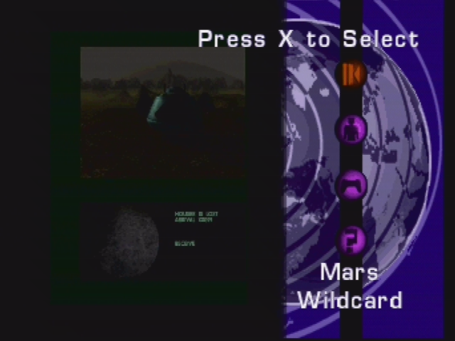 Shockwave Assault (PlayStation) screenshot: Main menu
