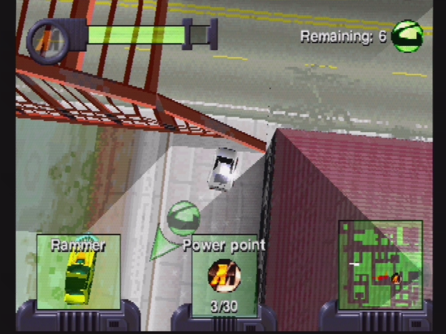 Action Man: Operation Extreme (PlayStation) screenshot: Collected a power point.