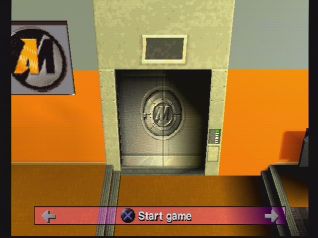 Action Man: Operation Extreme (PlayStation) screenshot: Main menu