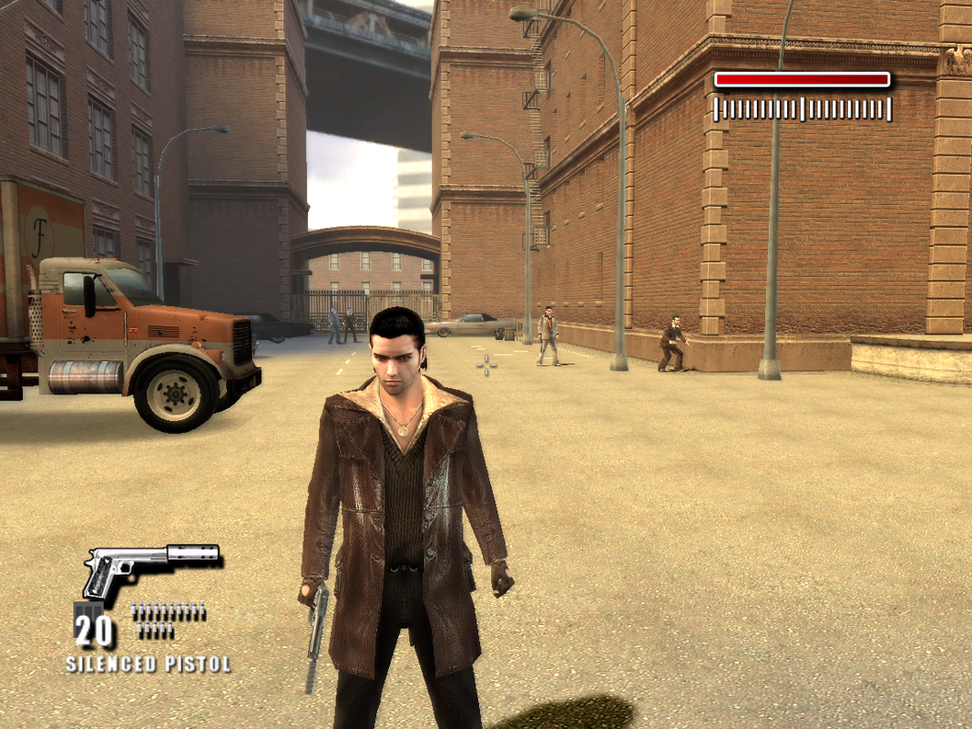 Made Man: Confessions of the Family Blood (Windows) screenshot: Joey leads the gang in this takedown.