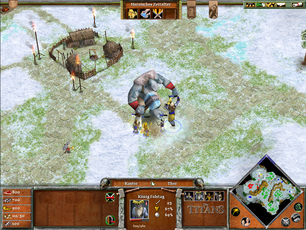 Screenshot of Age of Mythology: The Titans (Windows, 2003) - MobyGames