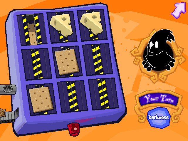 Pajama Sam: Games to Play on Any Day (Windows) screenshot: Cheese & Crackers