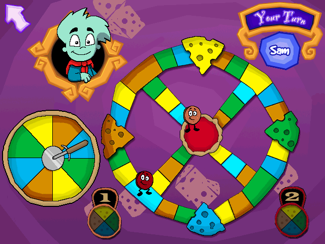 Pajama Sam: Games to Play on Any Day (Windows) screenshot: 4 Cheese Pizza