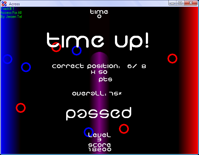 Screenshot of Across (Windows, 2005) MobyGames