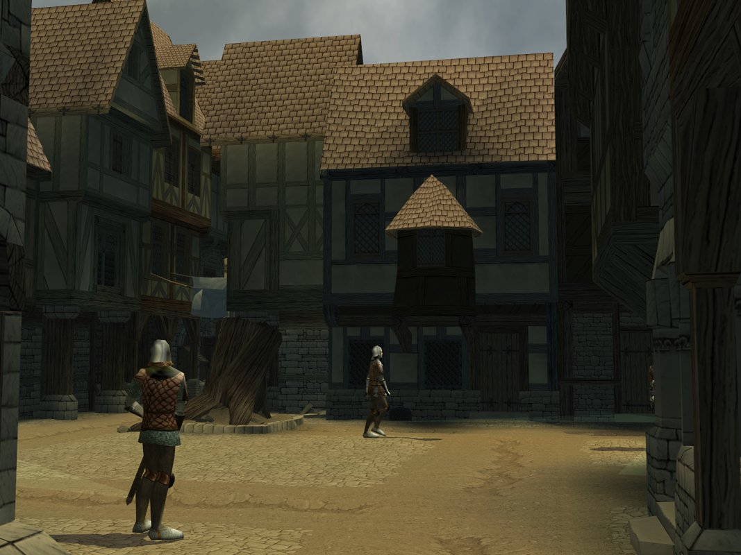 Inquisition (Windows) screenshot: Great Oak square.