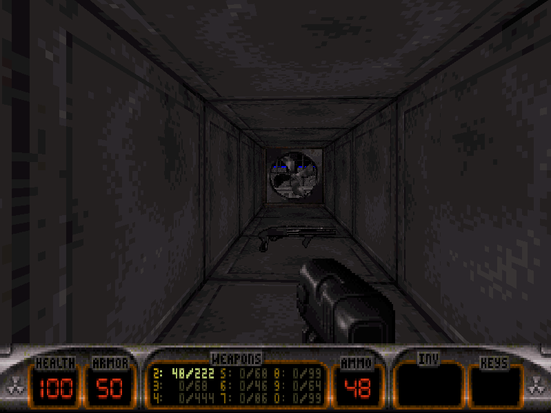 Total Meltdown (DOS) screenshot: Starting the "Atlantis" level.