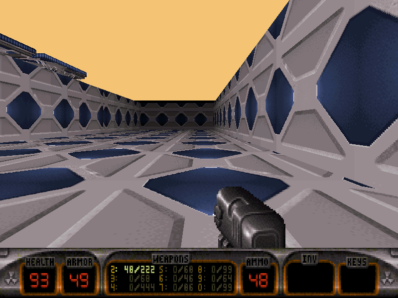 Total Meltdown (DOS) screenshot: Starting level "2ssubway".