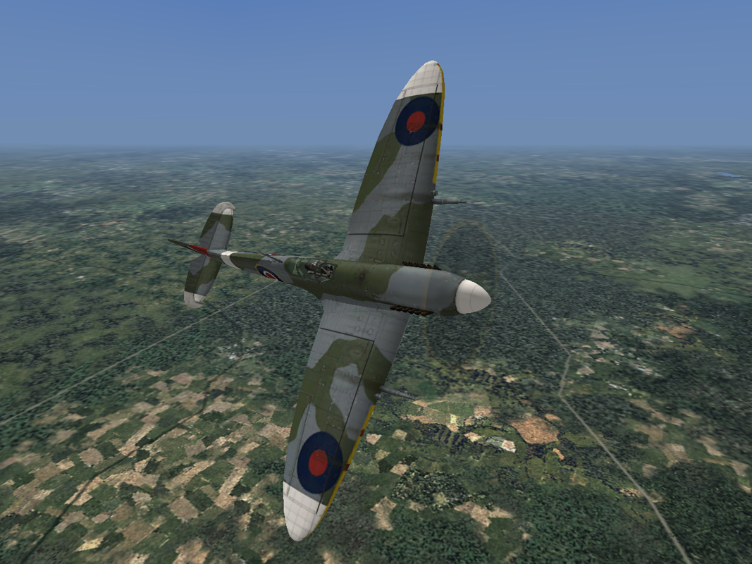 Microsoft Combat Flight Simulator 3: Battle for Europe (Windows) screenshot: RAF Supermarine Spitfire XIc