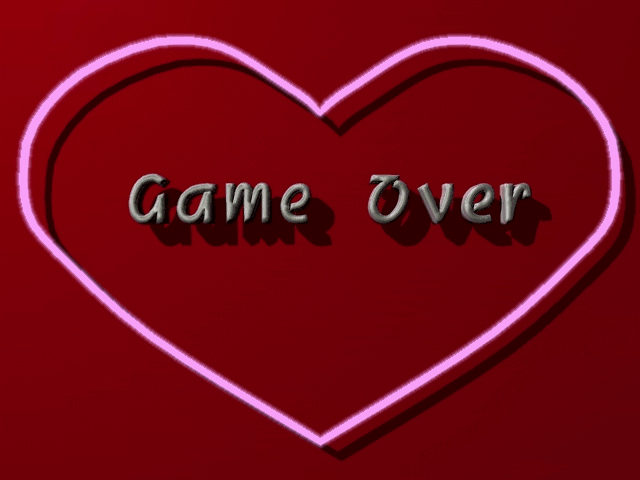 Lovely Girls (Windows) screenshot: Game Over