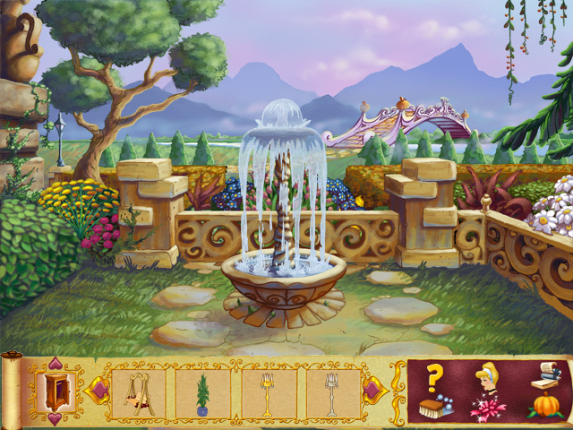 Disney's Cinderella's Dollhouse (Windows) screenshot: The Palace Garden