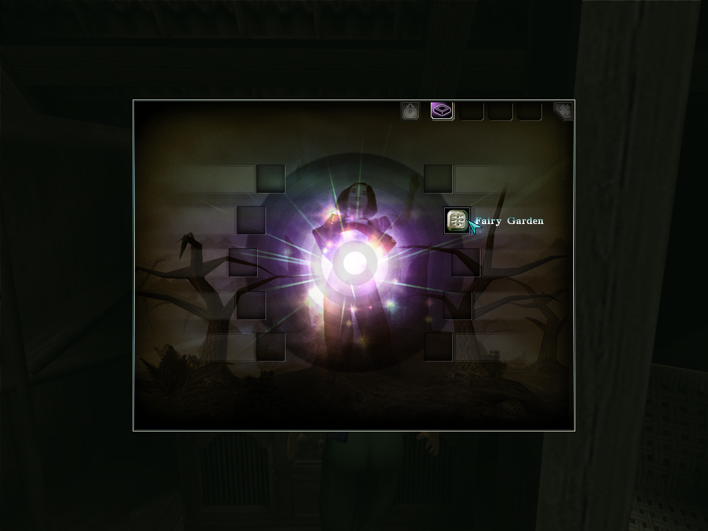 Zanzarah: The Hidden Portal (Windows) screenshot: The rune menu