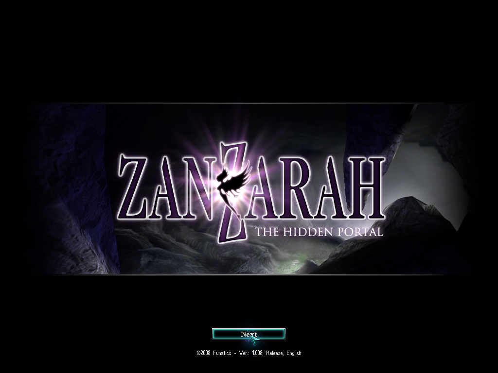 Zanzarah: The Hidden Portal (Windows) screenshot: Title screen