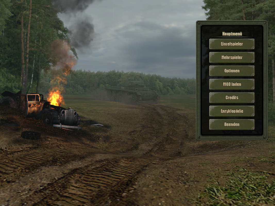 Blitzkrieg 2 (Windows) screenshot: Main menu