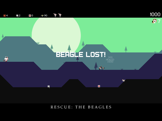 Rescue: The Beagles (Windows) screenshot: I was not fast enough.