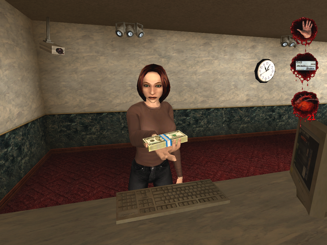 Postal²: Share the Pain (Windows) screenshot: I'm not in the mood for a bank robbery today.