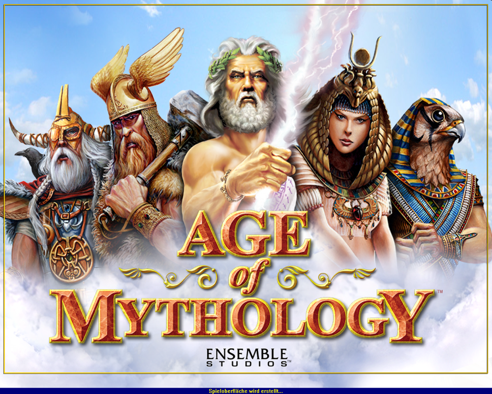 Age of Mythology (Windows) screenshot: Title screen
