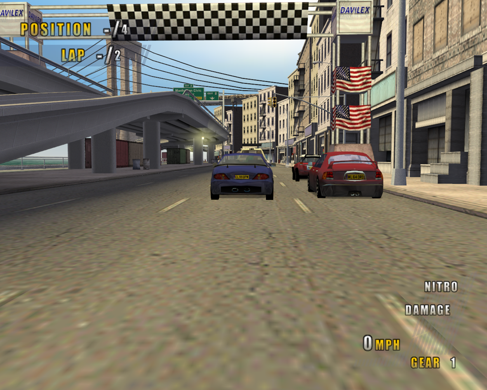 Screenshot of London Racer II (Windows, 2002) - MobyGames