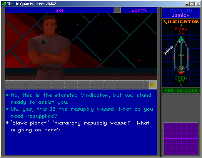 Star Control II (Windows) screenshot: Conversation branches