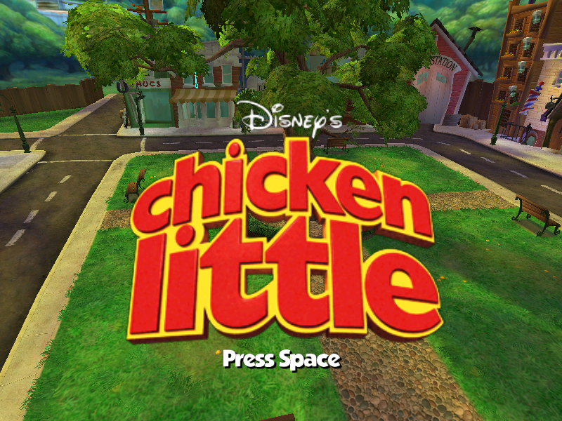 Disney's Chicken Little (Windows) screenshot: Title screen