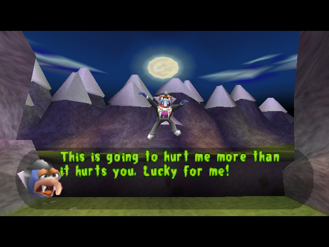 Muppet Monster Adventure (PlayStation) screenshot: Noseferatu Bites Back