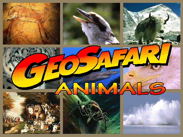 GeoSafari: Animals (Windows) screenshot: Title screen