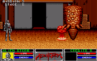 Alien Storm (Amiga) screenshot: Alien Boss #2