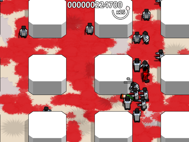Boxhead: More Rooms (Browser) screenshot: Jon Bambo is dead.