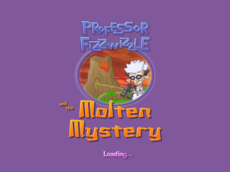 Professor Fizzwizzle and the Molten Mystery (Linux) screenshot: Loading screen