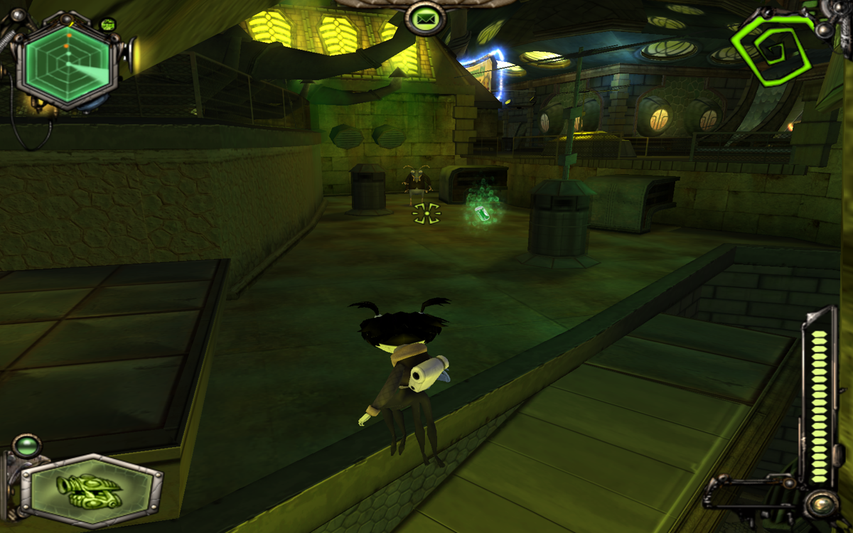 Insecticide: Part 1 (Windows) screenshot: Meeting an enemy bug.