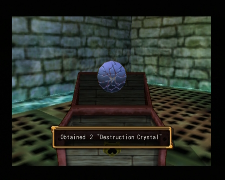 Dark Cloud 2 (PlayStation 2) screenshot: Crystals are crucial to upgrading your weapons.