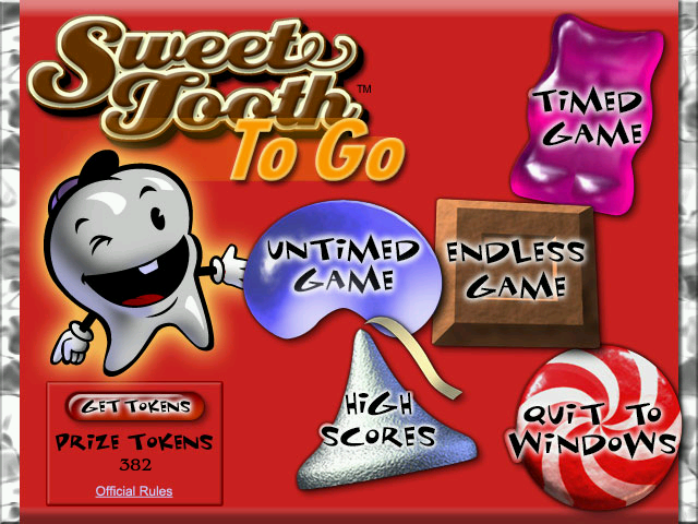Sweet Tooth To Go (Windows) screenshot: Main menu