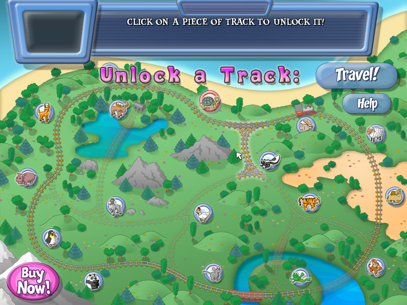 The Amazing Brain Train! (Linux) screenshot: After you complete the quest, you can open more track.