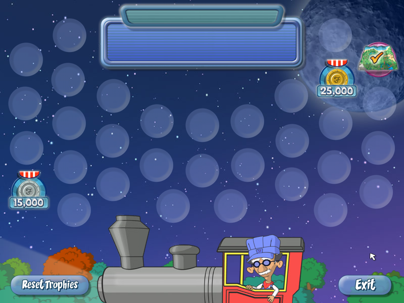 The Amazing Brain Train! (Linux) screenshot: My trophy room is getting more crowded.