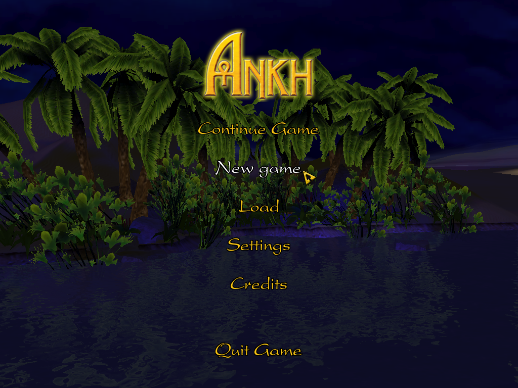 Ankh (Macintosh) screenshot: Title Screen